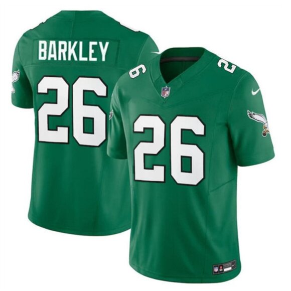 Other - Mens Youths 26 Saquon Barkley Green Vapor Stitched Jersey